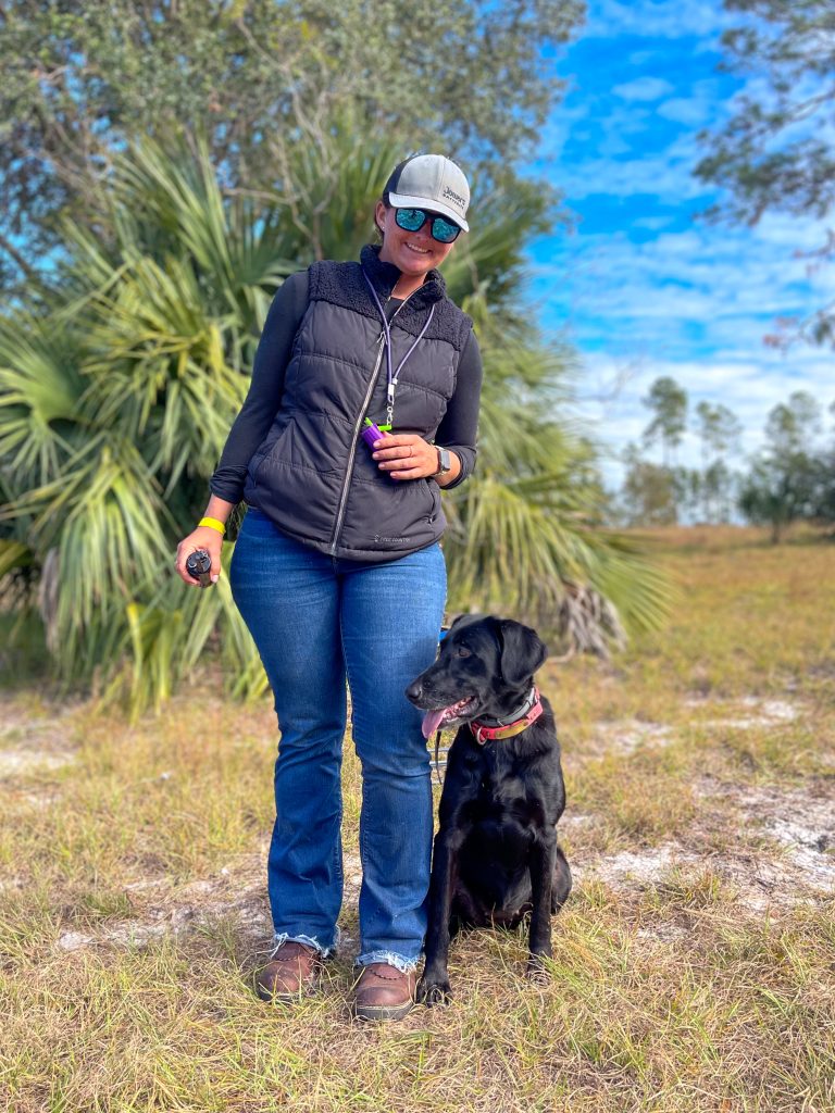 woman-and-bird-hunting-dogs