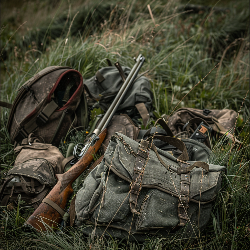 hunting_gear_in_the_grass
